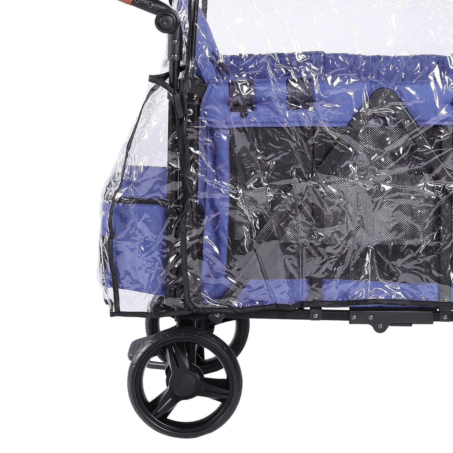 SeedFuture Raincover for W2 Stroller Wagon, Rain Cover Compatible with WONDERFOLD W2, Waterproof, Windproof, Protect from Dust and Snow