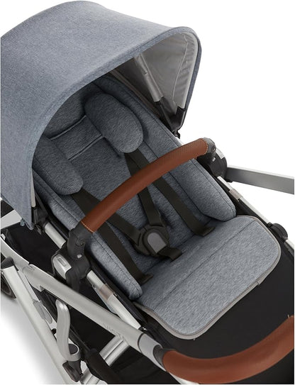 UNIQUIFY Insert Liner Seat Compatible with Uppababy Vista, Vista V2, Cruz, Cruz V2, RUMBLESEAT V2 and RUMBLESEAT V2+ (Grey)
