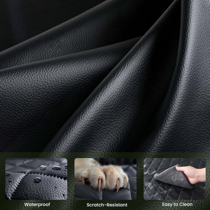 2-in-1 Dog Car Seat Cover for Back Seat, Transform to Passenger Mode - Dog Car Seat, Waterproof, Scratch-resistant, Support to 330lbs, for Outdoor Activities, Travel, to the Vet, for Cars/SUV/Truck