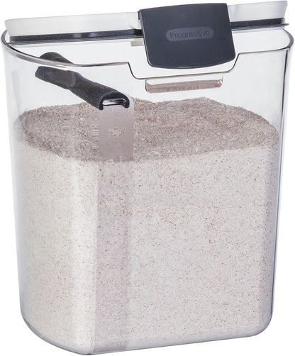 ProKeeper 1 Quart Airtight Powdered Sugar Storage Container – Grey, BPA-Free Plastic