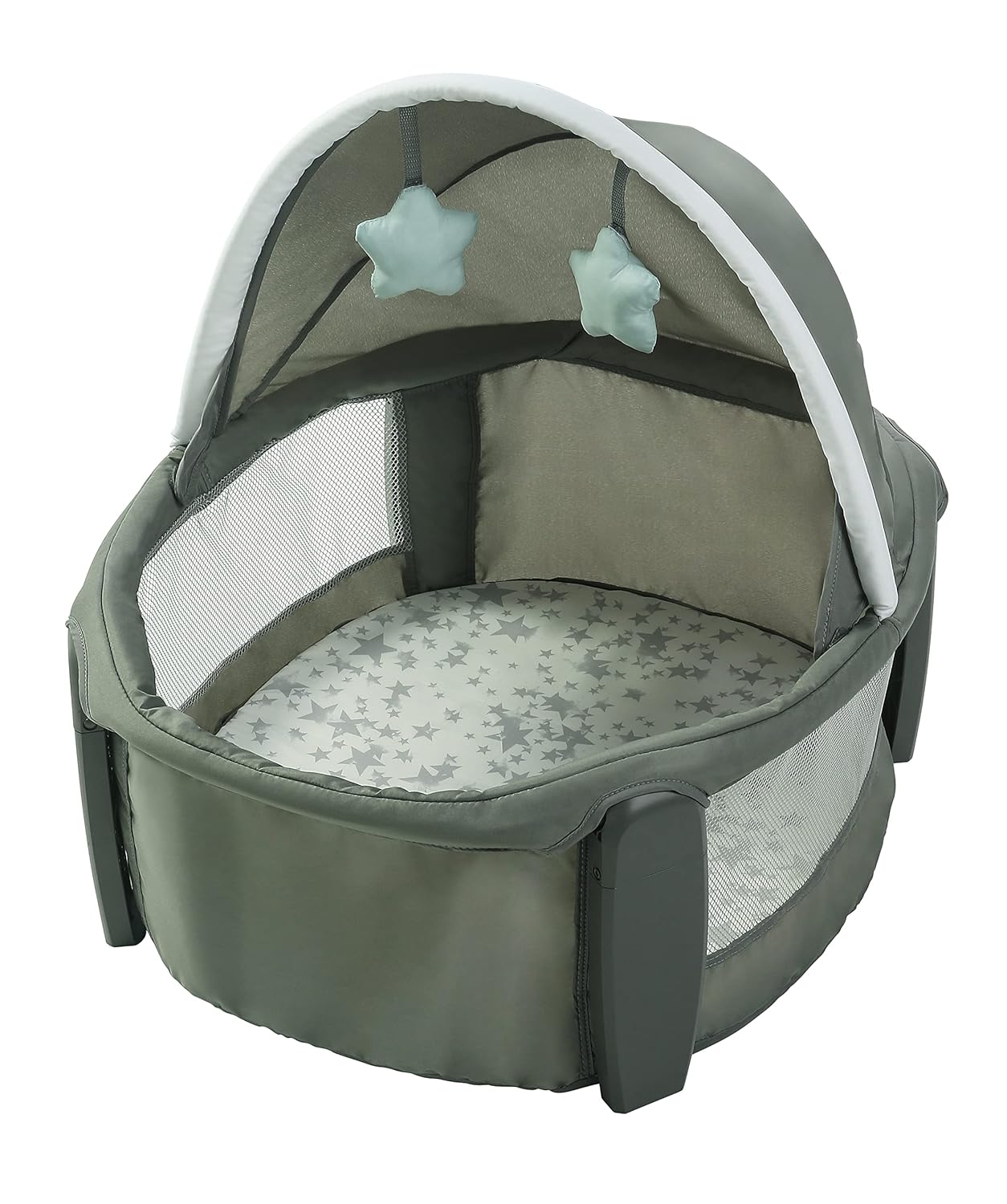 Graco Pack 'n Play Day2Dream Travel Bassinet Playard Features Portable Bassinet Diaper Changer and More (Lo, Lo)