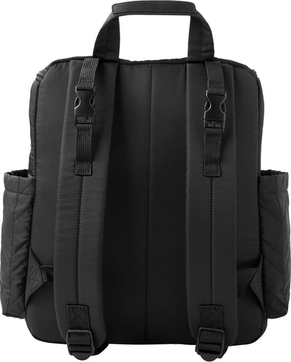 Skip Hop Diaper Bag Backpack: Forma, Multi-Function Baby Travel Bag with Changing Pad & Stroller Attachment, Jet Black
