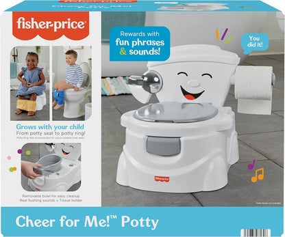 Fisher-Price™ 2-N-1 Toddler Toilet Cheer for Me! Potty Training Seat with Sounds and Phrases and Removable Potty Ring