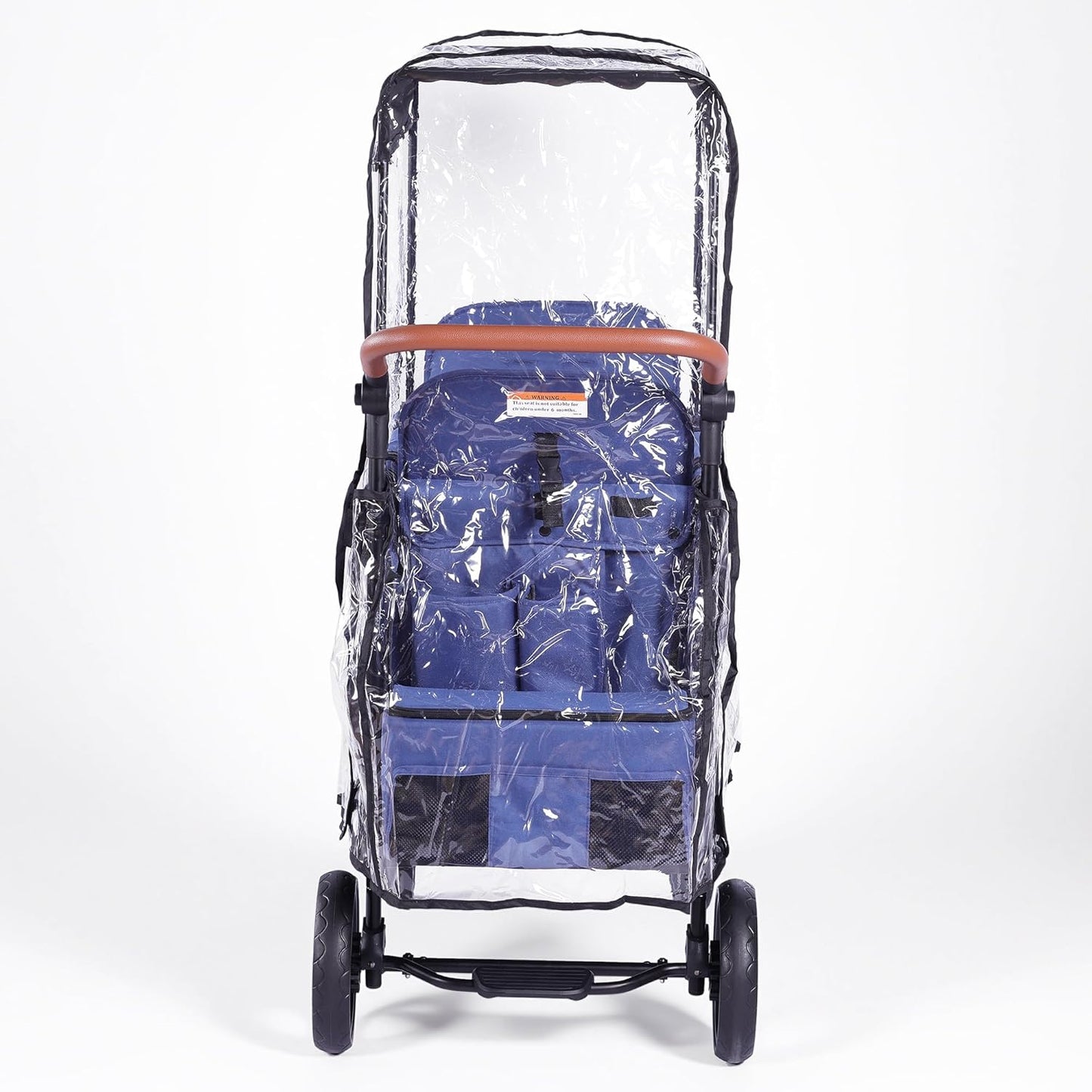SeedFuture Raincover for W2 Stroller Wagon, Rain Cover Compatible with WONDERFOLD W2, Waterproof, Windproof, Protect from Dust and Snow