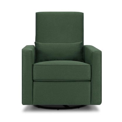 Davinci Piper 360° Swivel Rocker Recliner Chair - Glider Rocking Chair for Nursery and Living Room- GREENGUARD Gold, FSC & Certi-PUR US Certified - Ultra Comfy Glider Recliner Nursery Chair - Cream