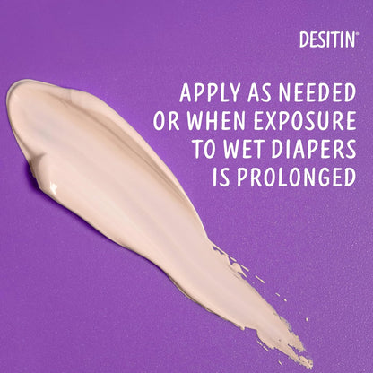 Desitin Maximum Strength Baby Diaper Rash Cream, 40% Zinc Oxide, Hypoallergenic No Added Parabens & Dyes, Protects & Relieves Baby’s Skin for Up to 12 Hours, Prevents Diaper Rash, 4.8 oz Tube