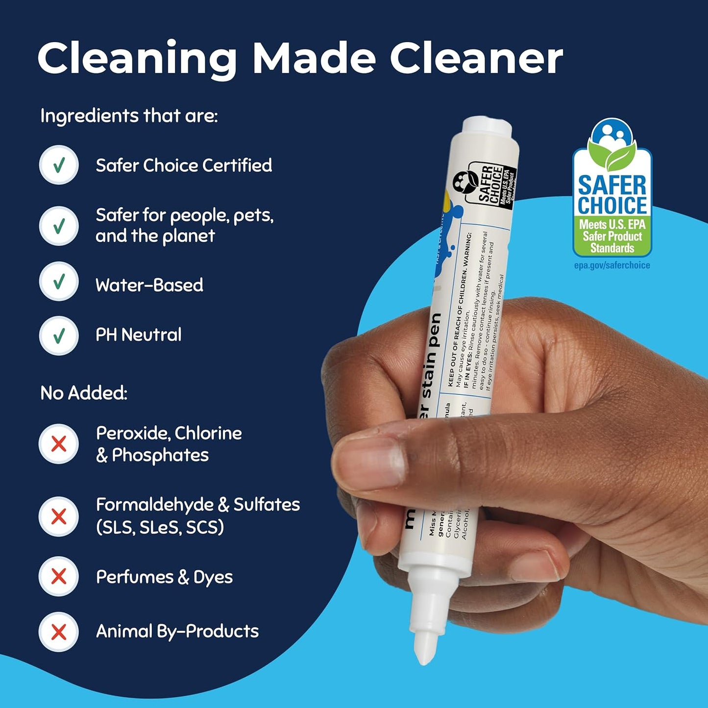 Miss Mouth's Messy Eater Stain Treater Spray - 4oz Stain Remover - Newborn & Baby Essentials - No Dry Cleaning Food, Grease, Coffee Off Laundry, Underwear, Fabric
