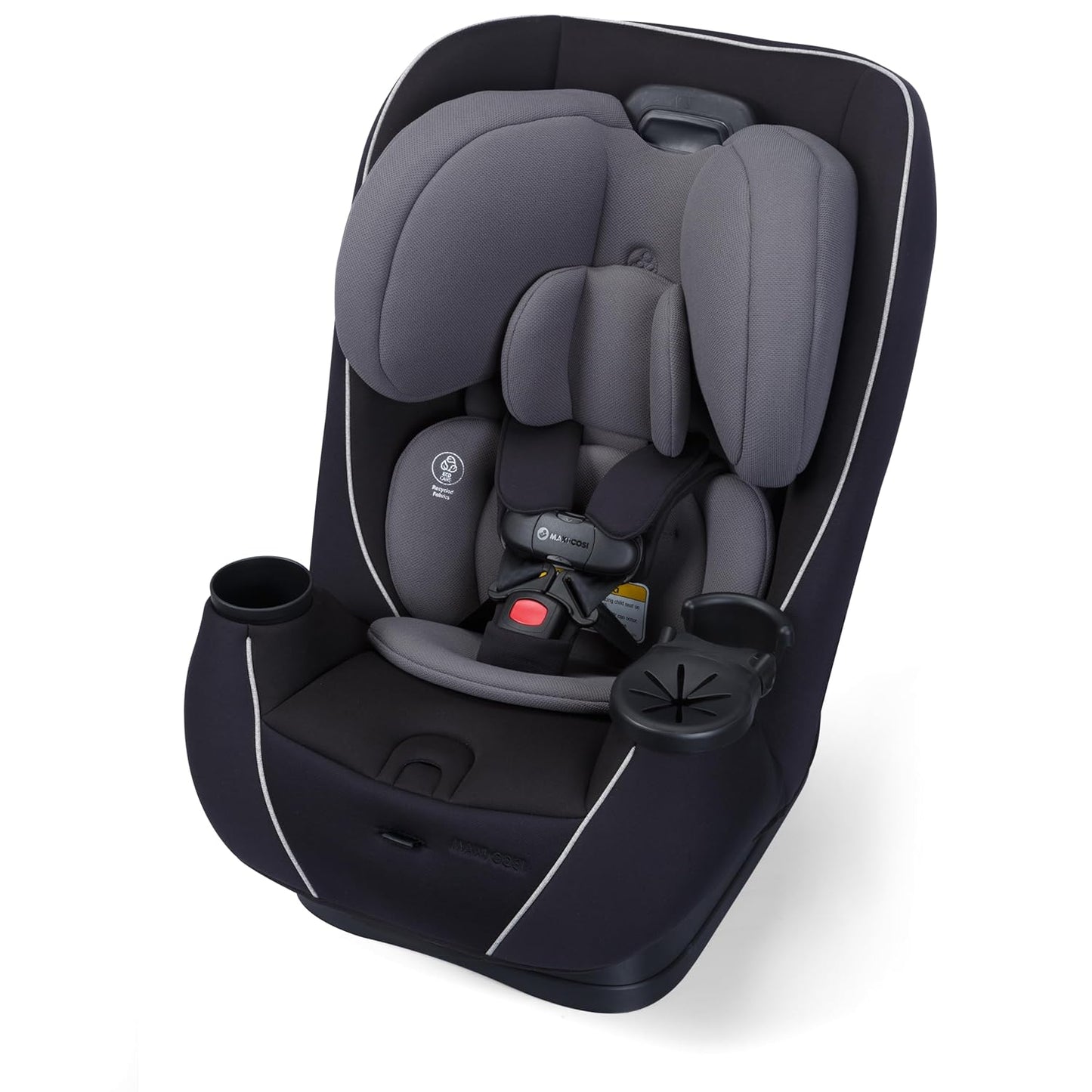 Maxi-Cosi Pria Max+ All-in-One Baby Convertible Car Seat, Rear Facing, Forward Facing Infant Toddler Booster, Easy Latch Install, Magnetic Buckle, Adjustable Harness, Cup Holders, Sea Shadow
