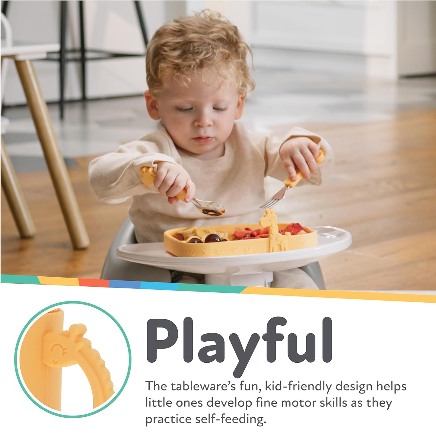 Nuby Animal Friend Silicone Round Bowl - Toddler Bowl - 6+ Months - Pink Whale Bowl