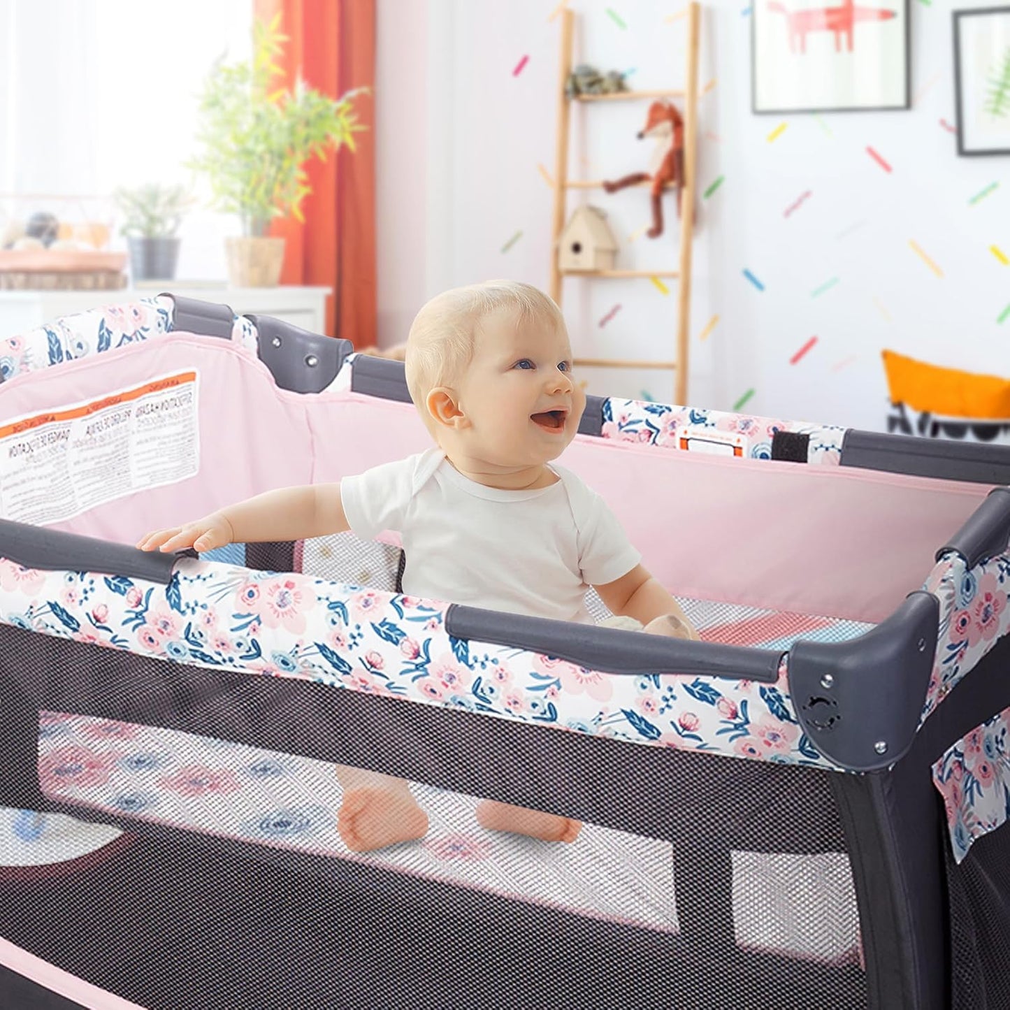 Baby Trend Lil' Snooze Deluxe II Nursery Center, Twinkle Twinkle Little Moon