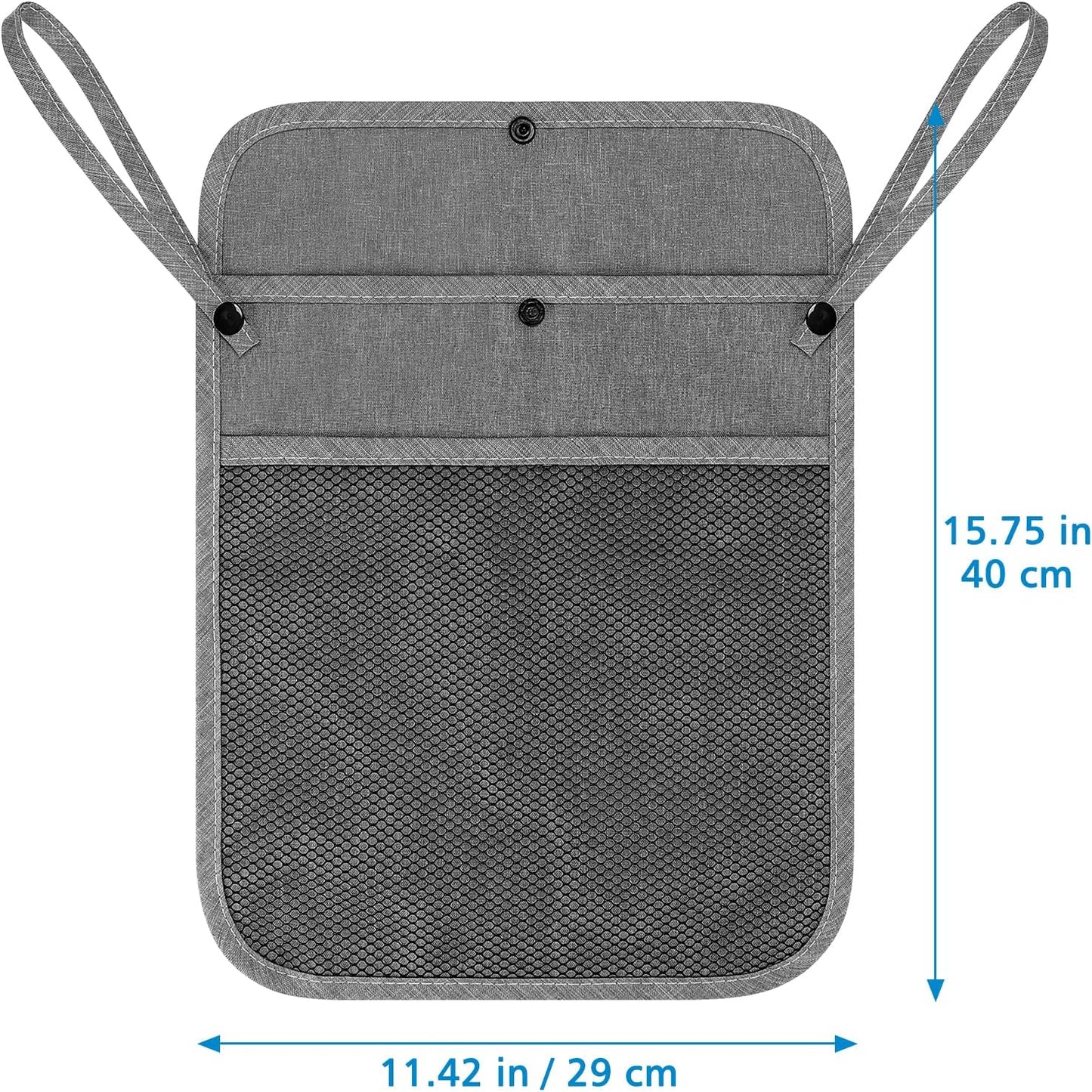 Accmor Universal Stroller Organizer, Mesh Bag Fits for Uppababy, Nuna, Britax, Doona Strollers, Non-Slip Adjustable Stroller Mesh Cargo Net Storage Caddy Accessories