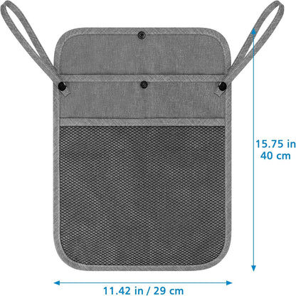Accmor Universal Stroller Organizer, Mesh Bag Fits for Uppababy, Nuna, Britax, Doona Strollers, Non-Slip Adjustable Stroller Mesh Cargo Net Storage Caddy Accessories
