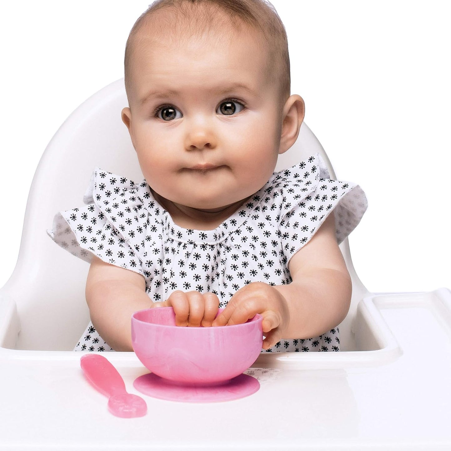 ChooMee Silicone Baby Suction Bowls | Non Slip Extra Strong Suction Base with Durable and Firm Bowl | Ideal for Infant and Toddler Baby Led Feeding | Small 2 CT