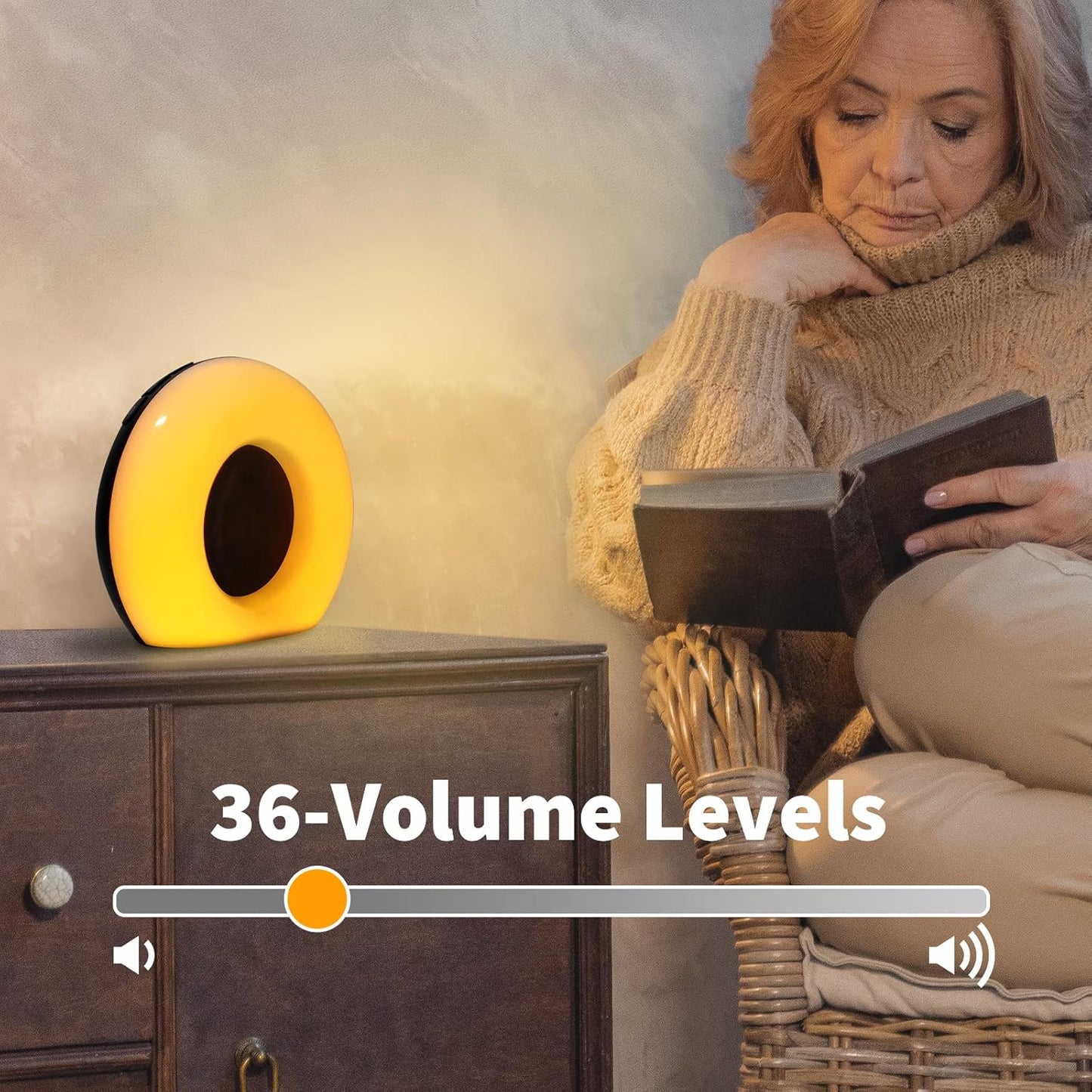 DailyBody Sound Machine White Noise Machine with 30 Soothing Sounds 12 Colors Night Light 36 Levels Volume 5 Timers & Memory Function Effectively Blocks Noise Ideal Sleep Machine for Baby Kids Adults