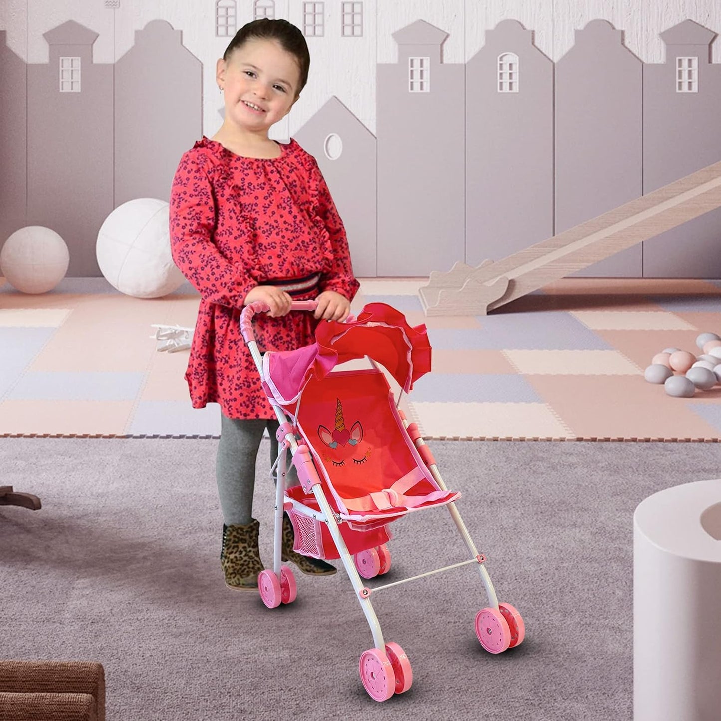 My First Doll Stroller Denim for Baby Doll