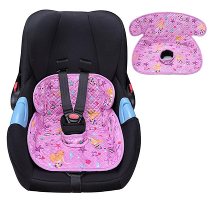 Piddle Pad Car Seat Liner, Waterproof Soft Car Seat Protector for Potty Training, Travel-Friendly Baby Toddler Carseat Cover, Machine Washable Liner for Spills, Potty Accidents (Blue, 2PC)