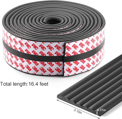 Baby Proofing Edge Corner Protector, 16.4 ft Edge Guards Padding with 3M Adhesive, Extra-Wide Soft NBR Rubber Foam Padding, Furniture,Sharp Edge Safety Corner Edge Bumper Guard-Black