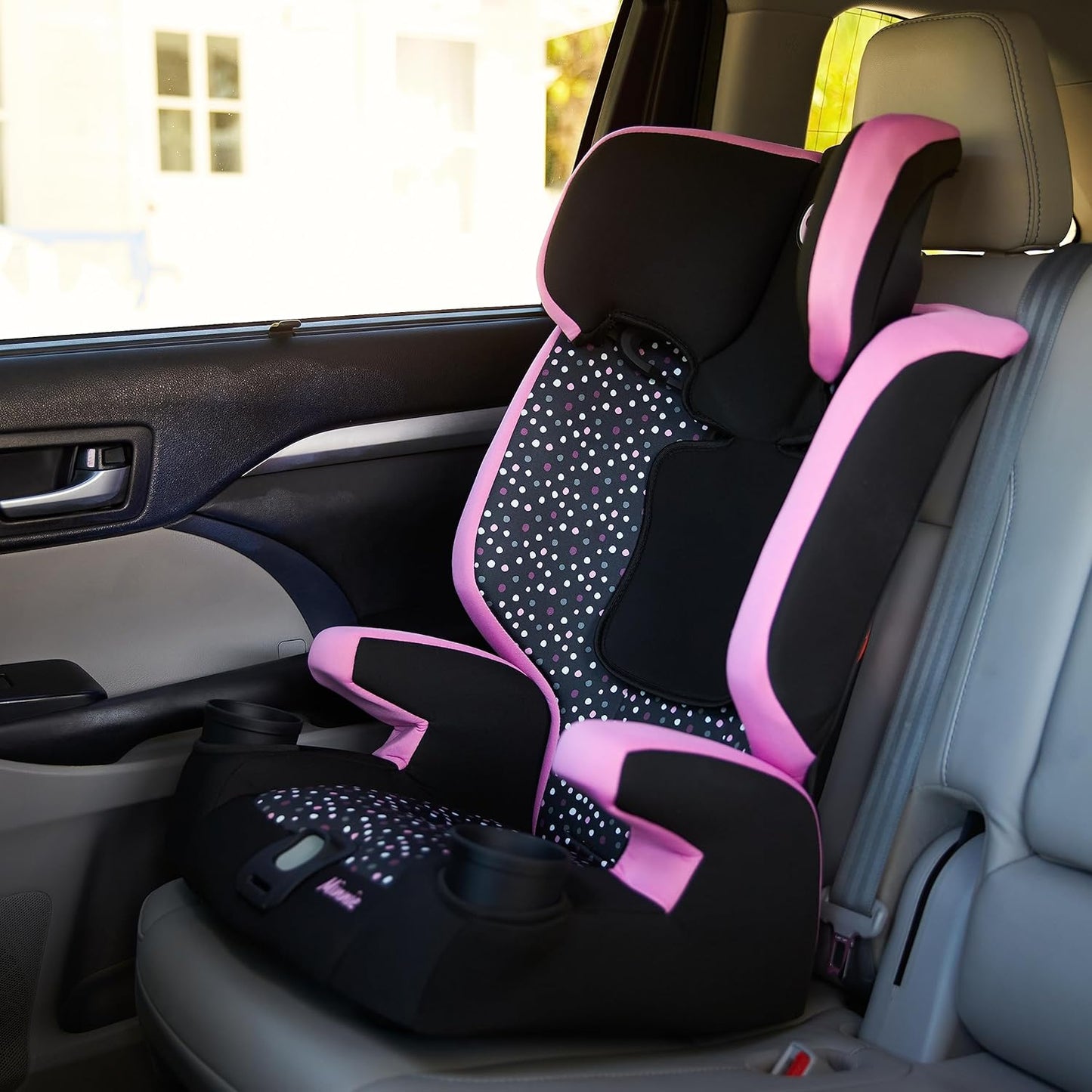 Disney Baby MagicSquad 3-in-1 Harnessed Booster Car Seat, Minnie Dot Party