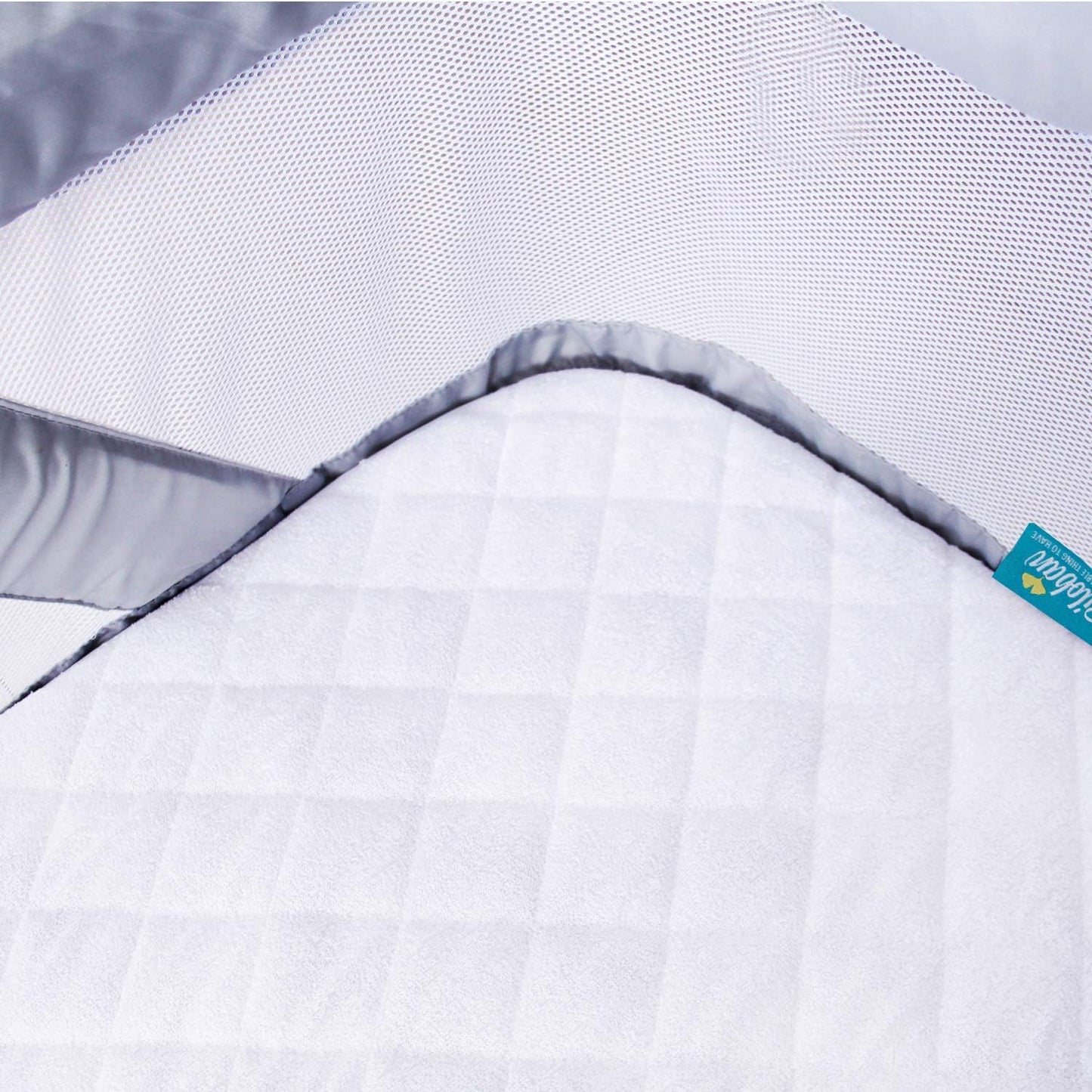 Bassinet Mattress Pad Cover for BCOL and bonbay Baby Bassinet Bedside Sleeper, 2 Pack, Waterproof Quilted Ultra Soft Surface