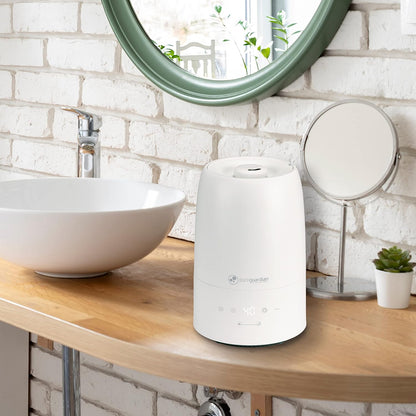 PureGuardian 30-Hour 0.80 Gal. Top Fill Cool Mist Ultrasonic Humidifier for Home with Aromatherapy Tray, Covers 320 Sq. Ft, White, H950AR