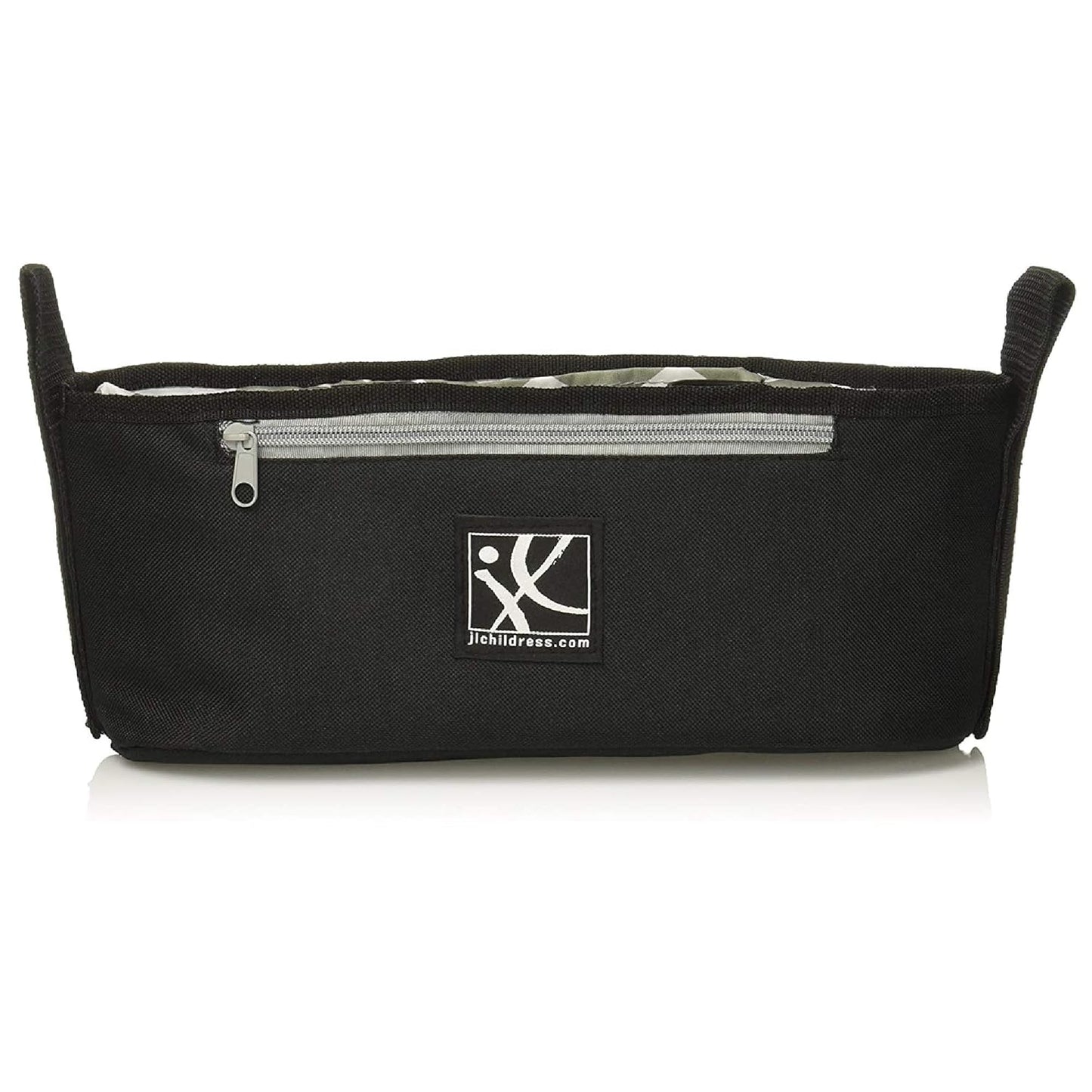 J.L. Childress Cargo 'N Drinks Parent Tray - Universal Stroller Organizer - Stroller Accessory with Insulated Cup Holders and Cell Phone Pocket - for Umbrella Strollers, Doona, Graco and More - Black