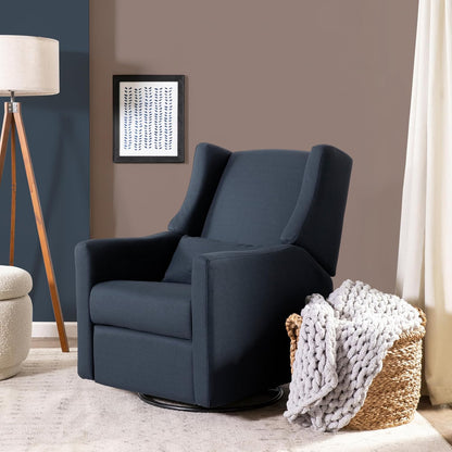 Kiwi Glider Recliner w/Electronic Control and USB | in Almond Teddy Loop w/Light Wood Base, Greenguard Gold Certified