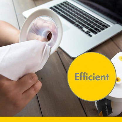 Medela Quick Clean Wipes for On-the-Go Cleaning of Breast Pumps, Accessories, and Various Surfaces, Plant-based, Resealable, 12 Pack of 30