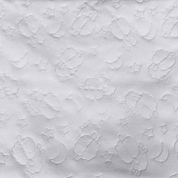 American Baby Company 2 Pack Waterproof Fitted Crib Mattress Protector 52" x 28" - Quilted, Noiseless, Soft & Breathable Crib & Toddler Mattress Pad Cover, White (Little Lamb)