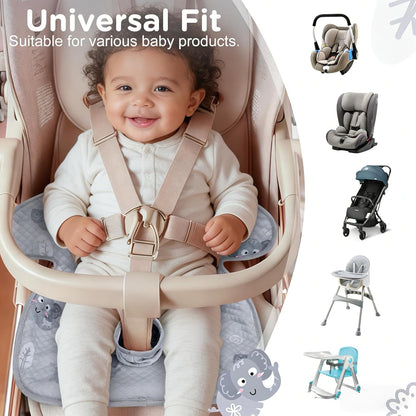 Piddle Pad Car Seat Liner, Waterproof Soft Car Seat Protector for Potty Training, Travel-Friendly Baby Toddler Carseat Cover, Machine Washable Liner for Spills, Potty Accidents (Blue, 2PC)