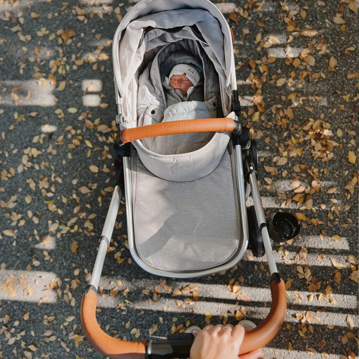 Mompush Ultimate2 Baby Stroller, Premium Convertible Full-Size Stroller for Toddler, Reversible Seat with One Hand Recline Adjustment, Car Seat Adapter Included