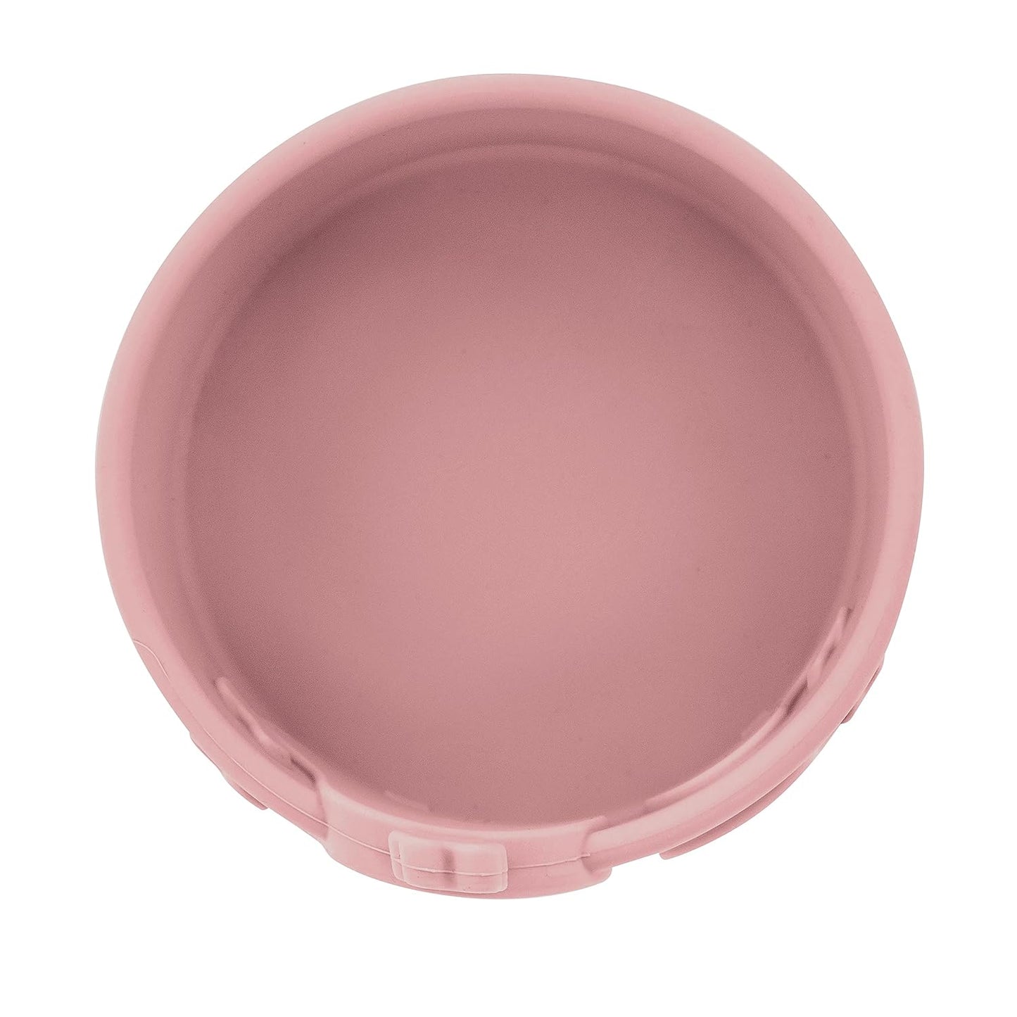 Nuby Animal Friend Silicone Round Bowl - Toddler Bowl - 6+ Months - Pink Whale Bowl