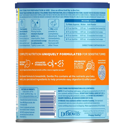 Dr. Brown's Baby Formula Mixing Pitcher with Adjustable Stopper, Locking Lid, & No Drip Spout, 36oz, BPA Free, Olive & Good Start Baby Formula Powder, 32 Ounce For 0-12 Months