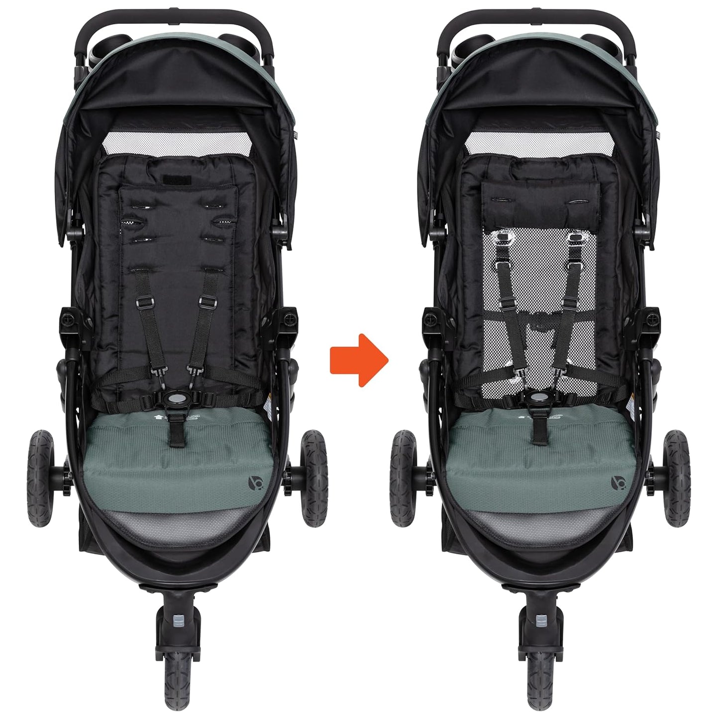 Baby Trend Sonar Cargo 3-Wheel Travel System, Desert Sage