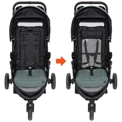 Baby Trend Sonar Cargo 3-Wheel Travel System, Desert Sage
