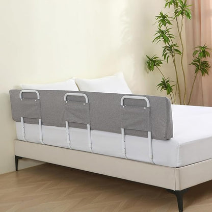 Bed Guard Rail for Toddlers, 78.7inch Foam Padded Toddler Bed Rails, Side Rails for Queen King Twin Full Size Bed, Bedrail for Toddler Safety