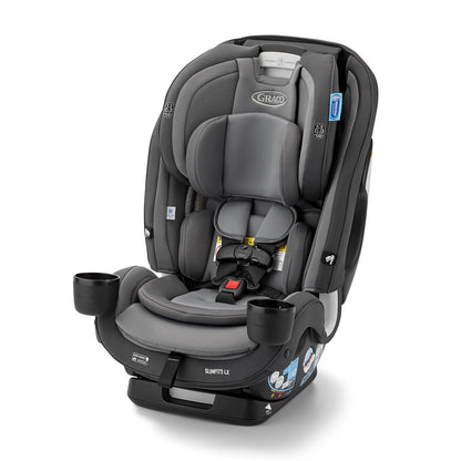 Graco Slimfit 3-in-1 Convertible Car Seat, Slim Car Seat with Space-Saving Design, Highback Booster Seat with 10-Position Headrest, Rear Facing and Forward Facing Carseat, Darcie