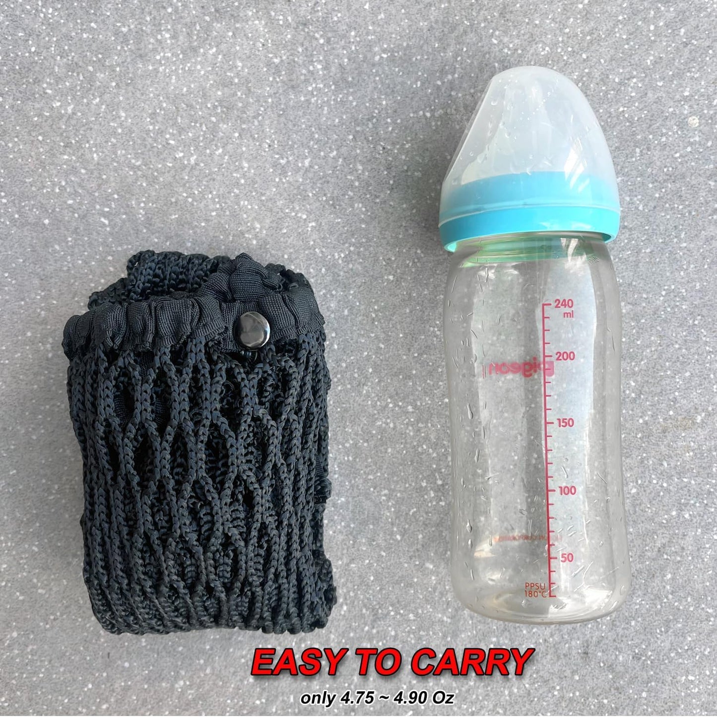 2-in-1 Universal Stroller Organizer & Golf Cart Mesh Bag, Stretchy 300D Polyester Hanging Storage Bag with Adjustable Velcro, for Baby Diaper Toys Snacks Golf Accessories