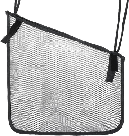 Thinp Stroller Sling Side Bag, Universal Stroller Organizer Cargo Net Strollers Caddy Mesh Storage Bag Strollers Accessories Fits for Nuna, Uppababy, Minu, Butterfly (Black)