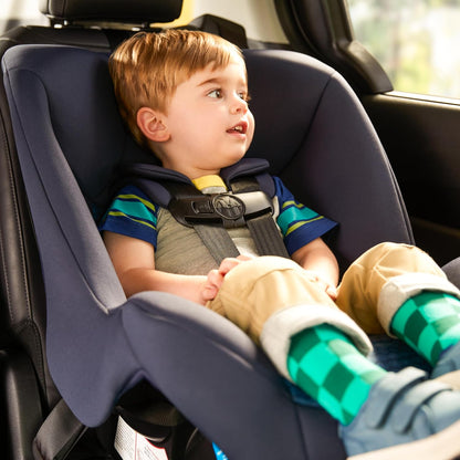 Safety 1st Smooth Ride Convertible Car Seat, 2-in-1 Rear & Forward Facing, 5-40 lbs, 30-50 lbs, Fits 3 Across, Slim Design, Latch, Machine-Washable, Travel-Ready, Steamship