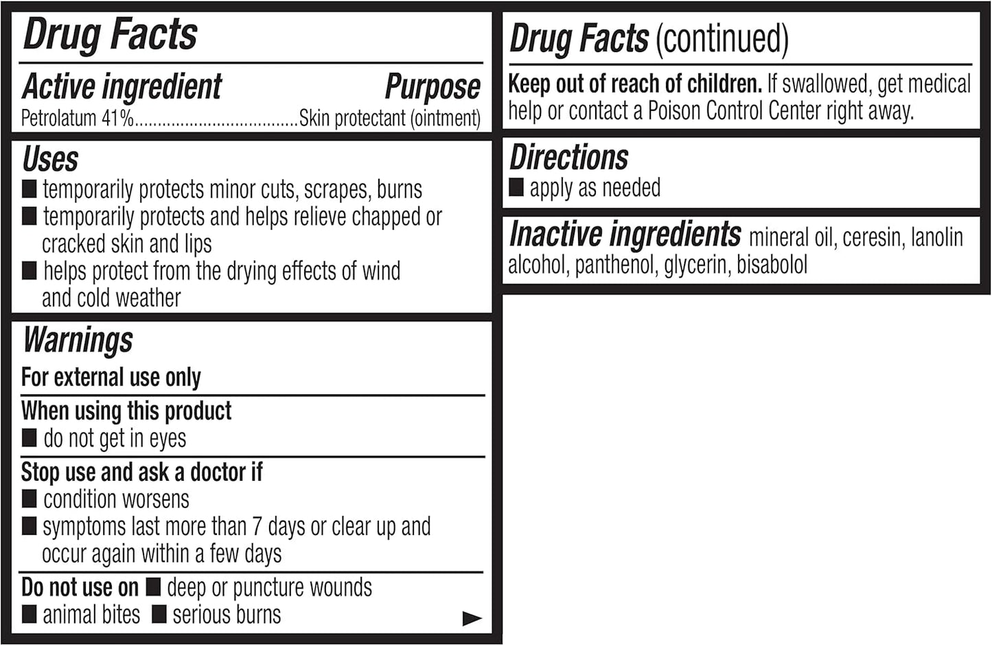 Amazon Basics Healing Ointment & Skin Protectant for Dry & Cracked Skin, Chapped Lips, Minor Cuts and Scrapes, Moisturizing Barrier Cream, Fragrance Free, 14 oz, 1-Pack