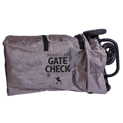 J.L. Childress Gate Check Bag for Single & Some Double Strollers - Travel Bag for Airplane, Fits Most Standard Baby Strollers, Airport Accessories for Gate Check, Flying Essentials - Red