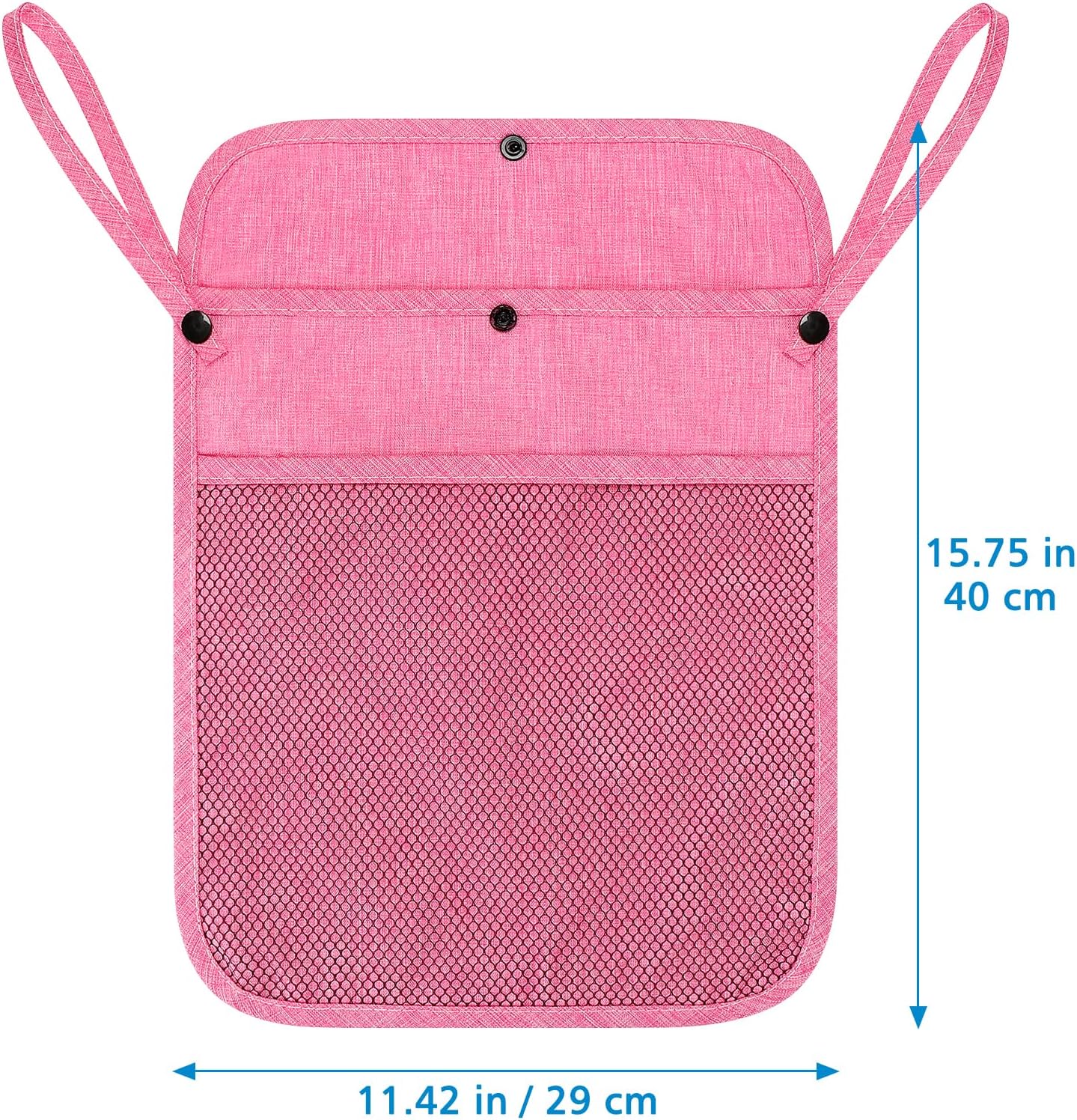 Accmor Universal Stroller Organizer, Mesh Bag Fits for Uppababy, Nuna, Britax, Doona Strollers, Non-Slip Adjustable Stroller Mesh Cargo Net Storage Caddy Accessories