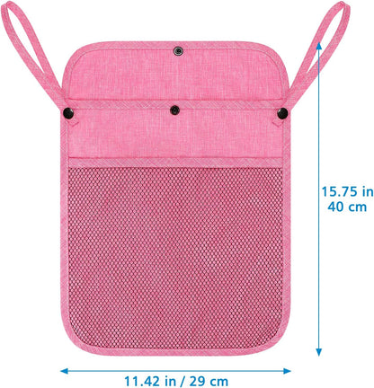 Accmor Universal Stroller Organizer, Mesh Bag Fits for Uppababy, Nuna, Britax, Doona Strollers, Non-Slip Adjustable Stroller Mesh Cargo Net Storage Caddy Accessories