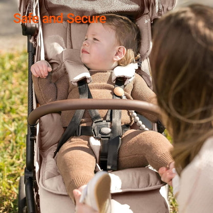 MAMAZING Ultra Air Lightweight Baby Travel Stroller with Carbon Fiber Frame, Compact & Airplane-Friendly, One-Handed Fold, 11.6 lbs, Perfect for Toddlers, Grey