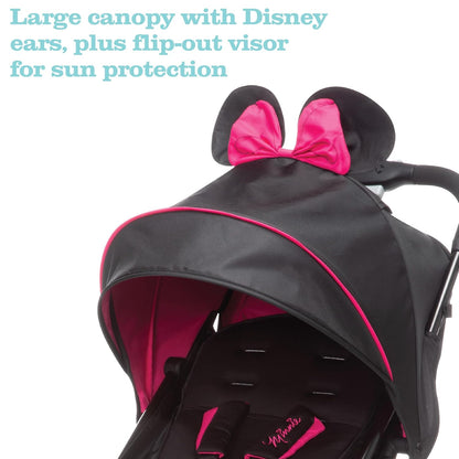 Disney Mickey Mouse Teeny Ultra Compact Stroller, Let's Go Mickey!, Black