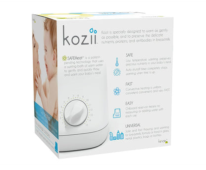 Kiinde Kozii Baby Bottle Warmer and Breast Milk Warmer for Warming Breast Milk, Infant Formula and Baby Food