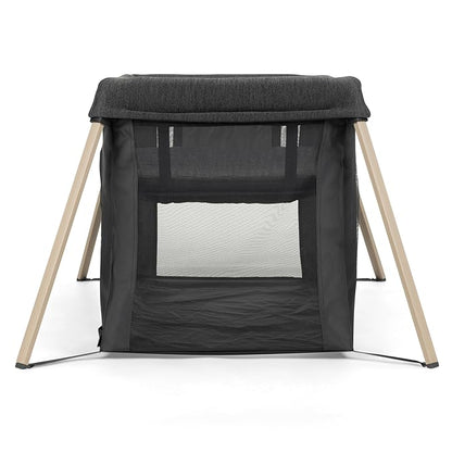Maxi-Cosi Calao Travel Playard, Infant Bassinet, Toddler Playpen, Portable, Lightweight, Foldable, Easy Setup, with Carry Bag, Breathable Mesh, Classic Graphite