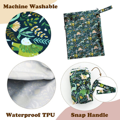 Mama Koala Waterproof Diaper Pods for Baby Items, Cloth Diapers, Swimsuits, Travel, Gym Clothes, Beach, Pump Parts, Toiletries, 2 Pack(DP-Sunset)