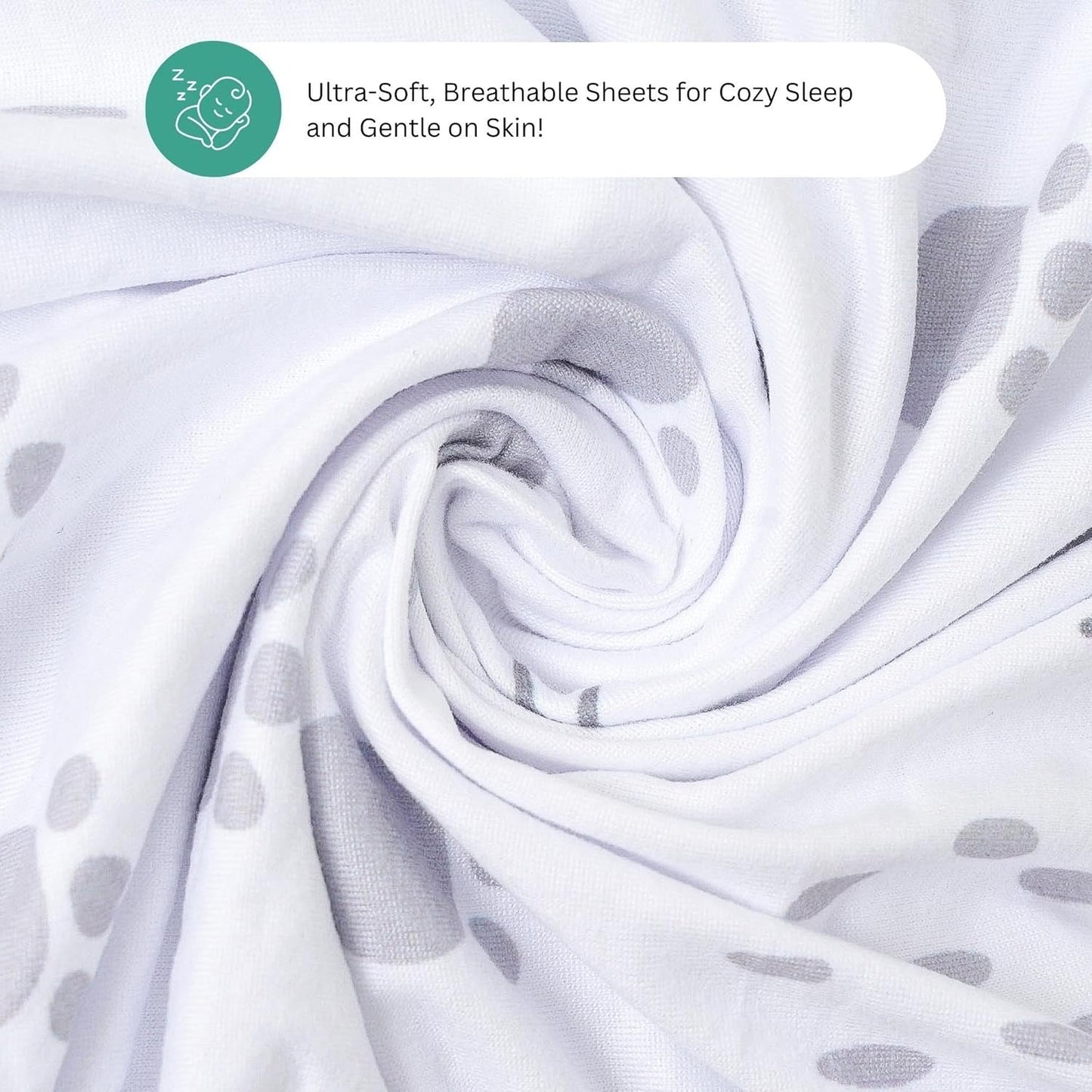 Bassinet Sheets for Papablic, CoZee, Cowiewie, Ezebaby, Nawahev Baby Bassinet Bedside Sleeper by TansyPanda, 3PC, 33x20, Ultra Soft, Breathable Snug Fit, Unisex Boys Girls, Gray White (Space Rockets)