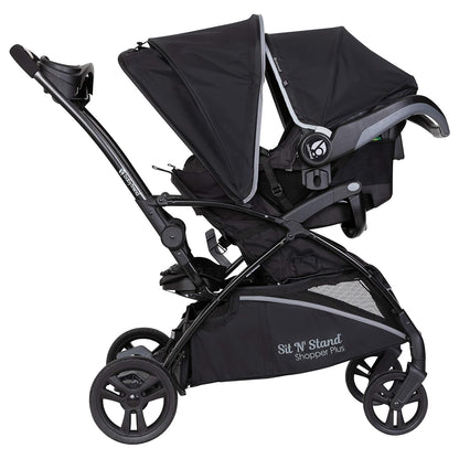 Baby Trend Sit N' Stand® Double 2.0 Stroller, Dash Black